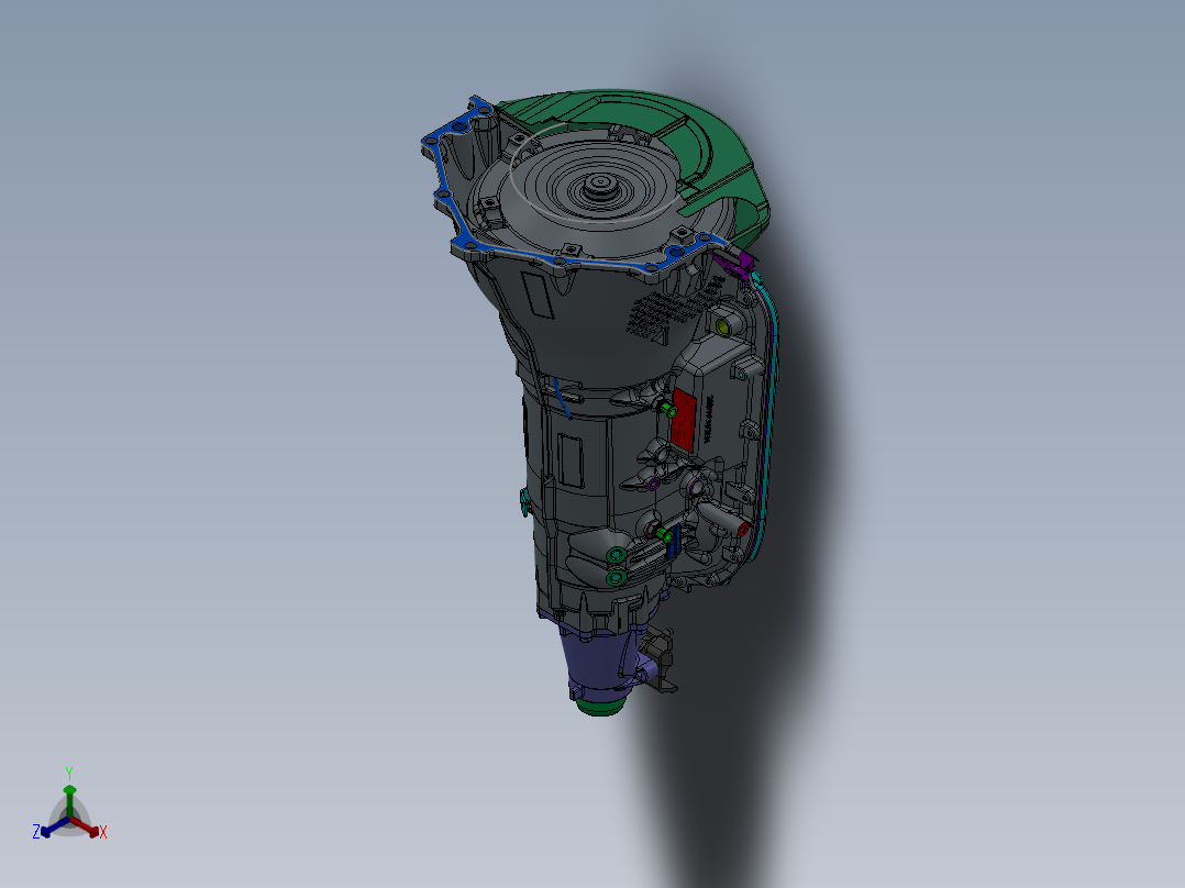 汽车车身 (48)正等轴测图