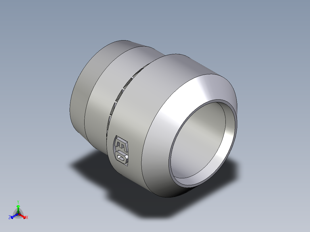卡套式工业通用硬管接头Progressive_stop_ring_PSR06LX主视图