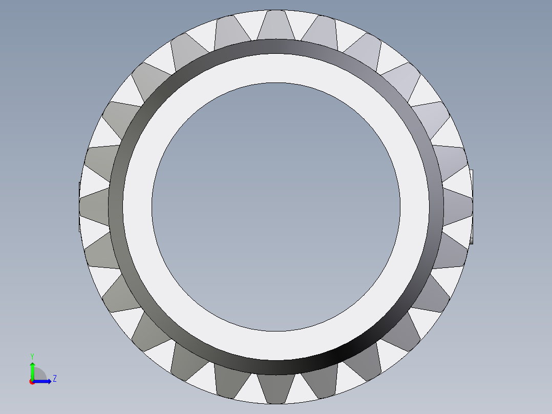 卡套式工业通用硬管接头Progressive_stop_ring_PSR06LX左视图