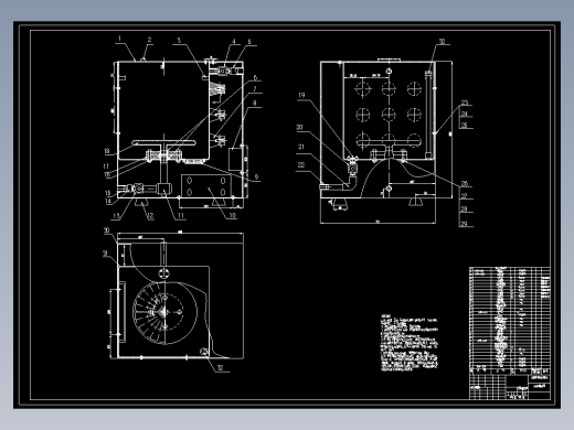 JX523-超声波洗碗机设计【9张CAD图纸+文档】