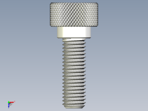 滚花指旋螺钉-M10 x 35mm俯视缩略图