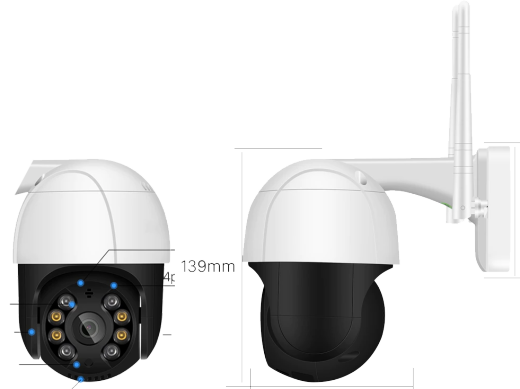 IP摄像头PTZ Wi-Fi 1080P缩略图