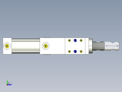德克斯TUNKERS气缸数模SZK_63_R12_T12_TUENKERS左视缩略图