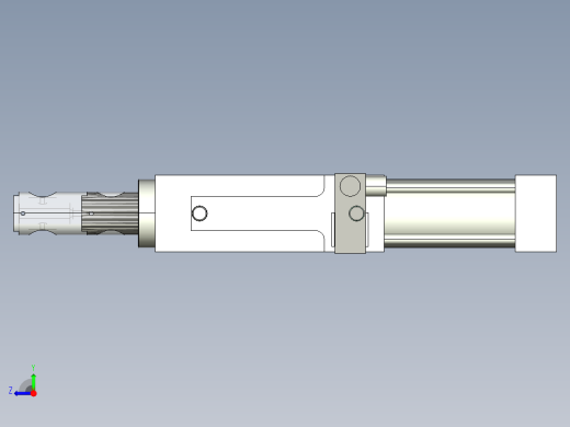 德克斯TUNKERS气缸数模SZK_63_R12_T12_TUENKERS右视缩略图