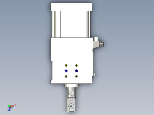 德克斯TUNKERS气缸数模SZK_63_R12_T12_TUENKERS俯视缩略图