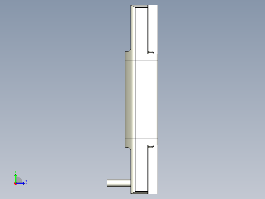 基恩士SL-V08H(S)_T_kc图纸模型左视图