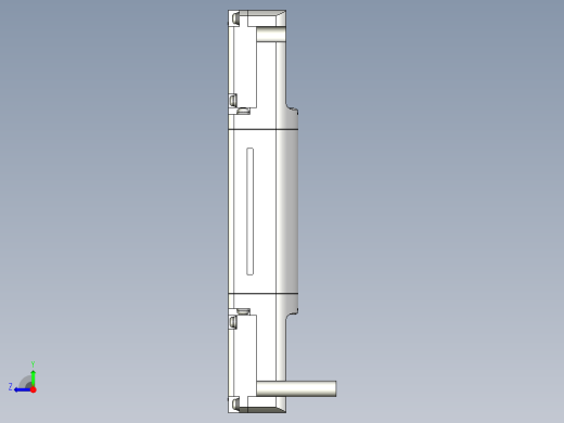 基恩士SL-V08H(S)_T_kc图纸模型右视缩略图