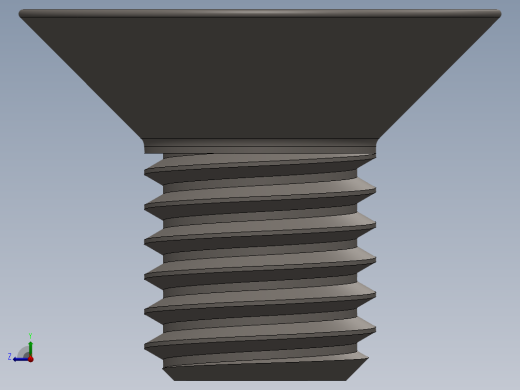 Screw_ISO_10642_M10x16_A2.SLDPRT右视缩略图