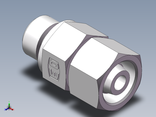 直通公制螺纹组合接头、2MD-16-18WD