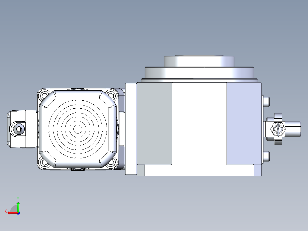RU80DT意米精密分割器后视图