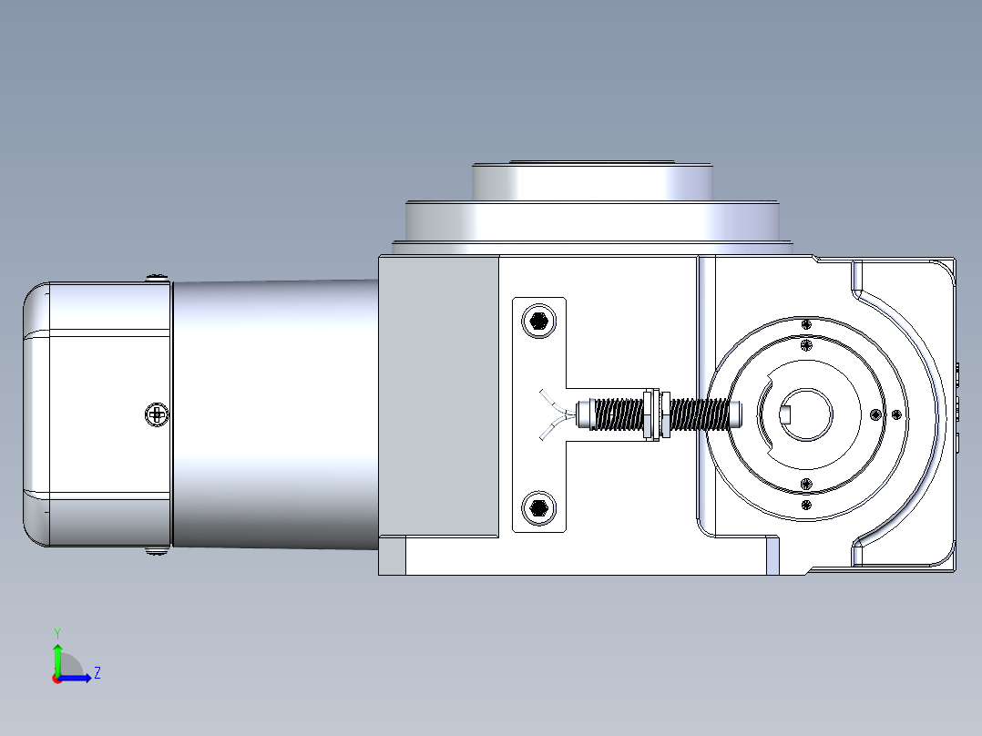 RU80DT意米精密分割器左视图