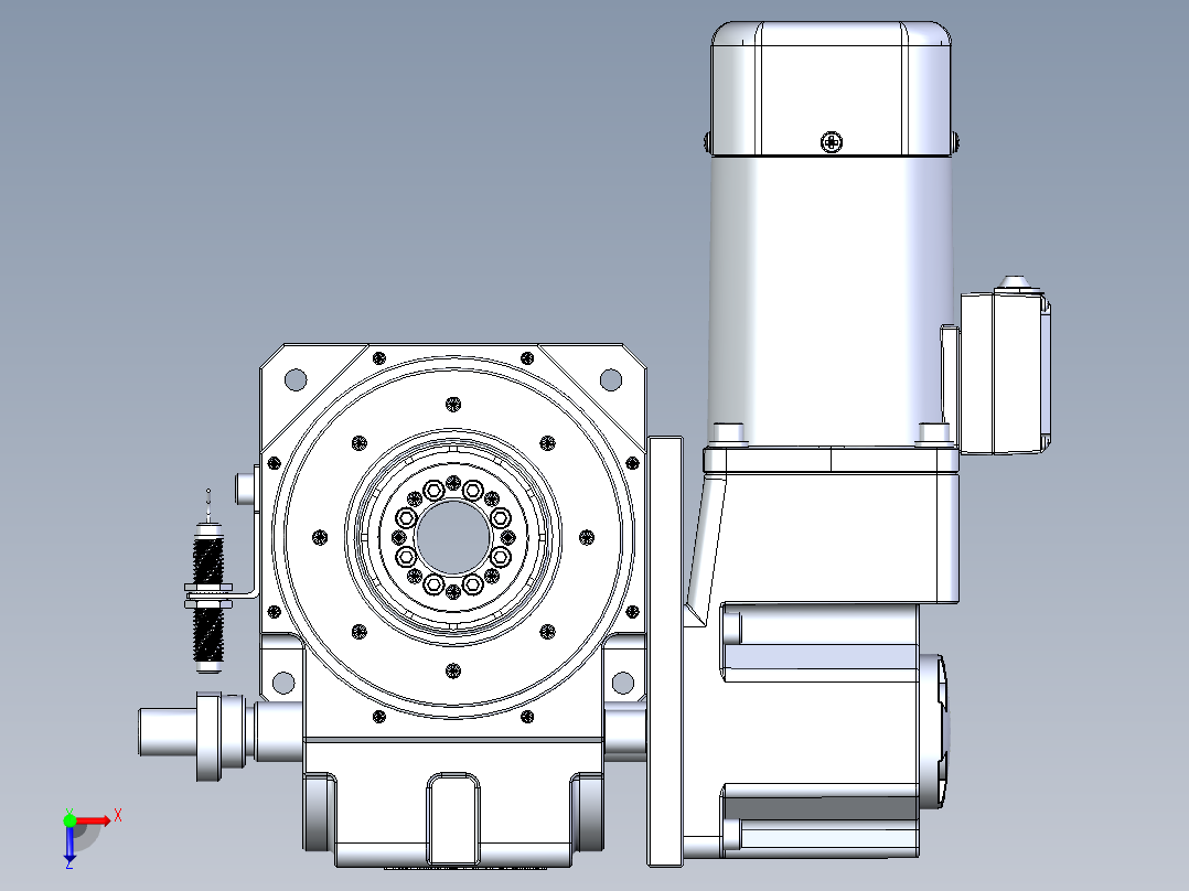 RU80DT意米精密分割器俯视图