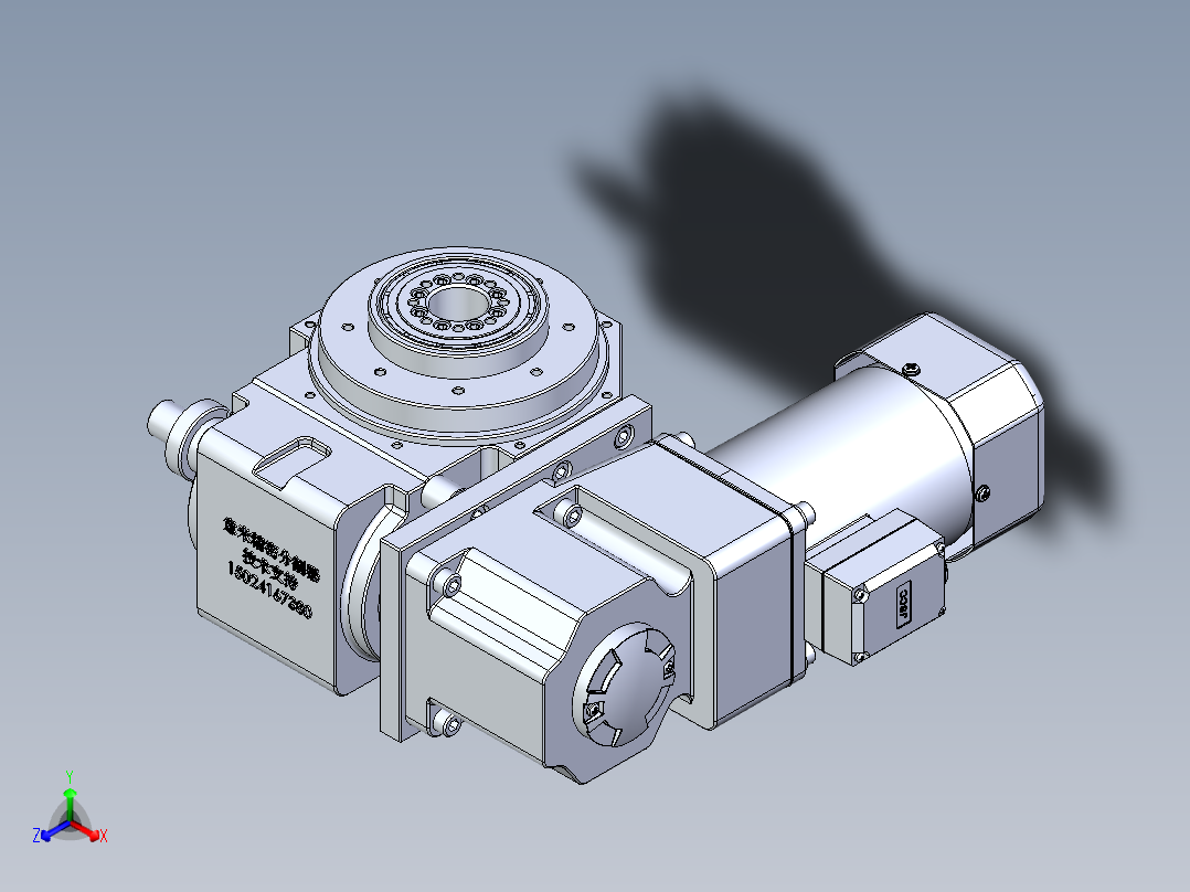 RU80DT意米精密分割器正等轴测图