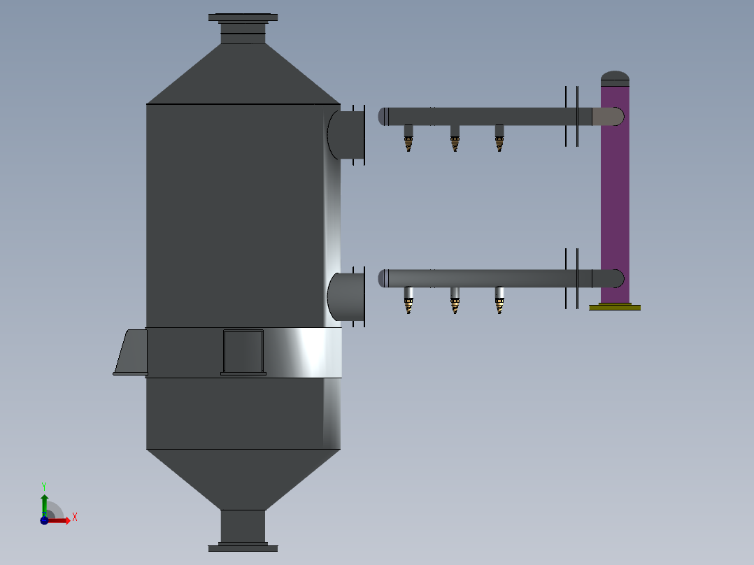 压力容积、喷射冷凝器是混合式冷凝器前视图