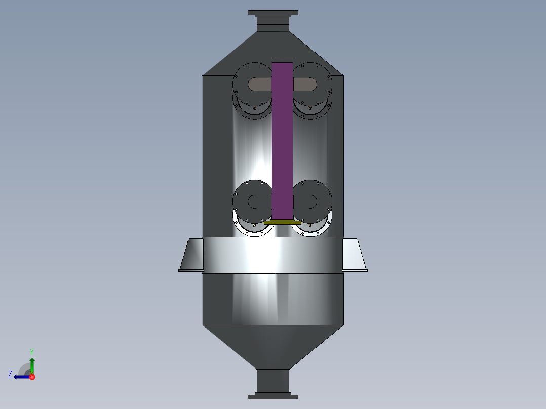 压力容积、喷射冷凝器是混合式冷凝器右视图