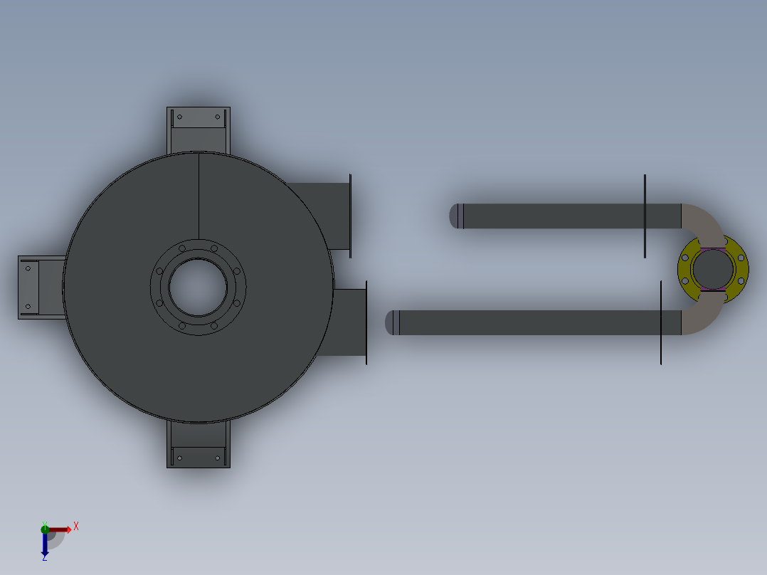 压力容积、喷射冷凝器是混合式冷凝器俯视图