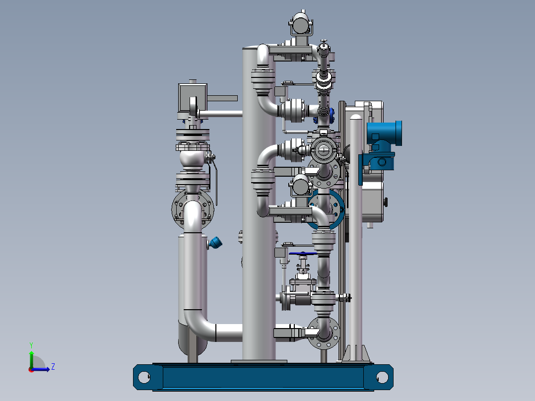 液化烃定量装车撬 1148648前视图