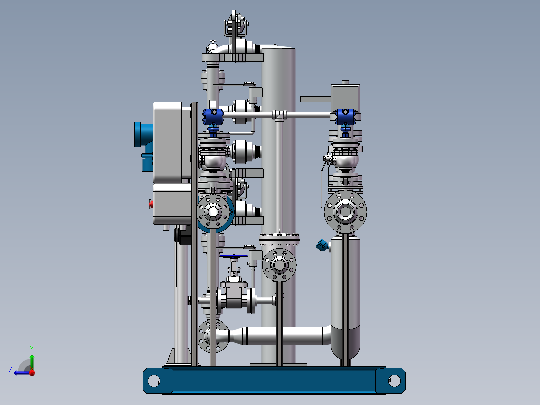 液化烃定量装车撬 1148648后视图