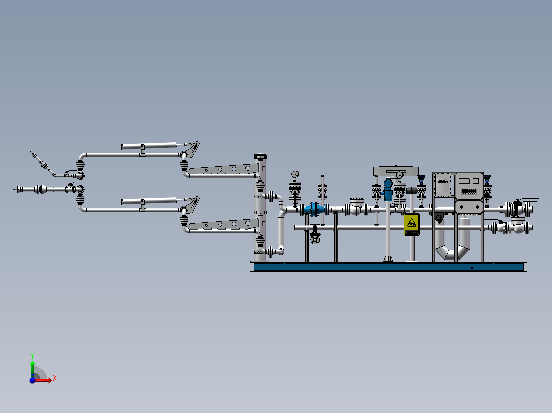液化烃定量装车撬 1148648右视图
