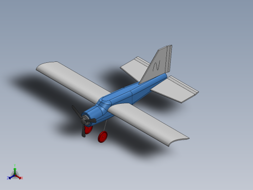 玩具飞机正等轴测缩略图