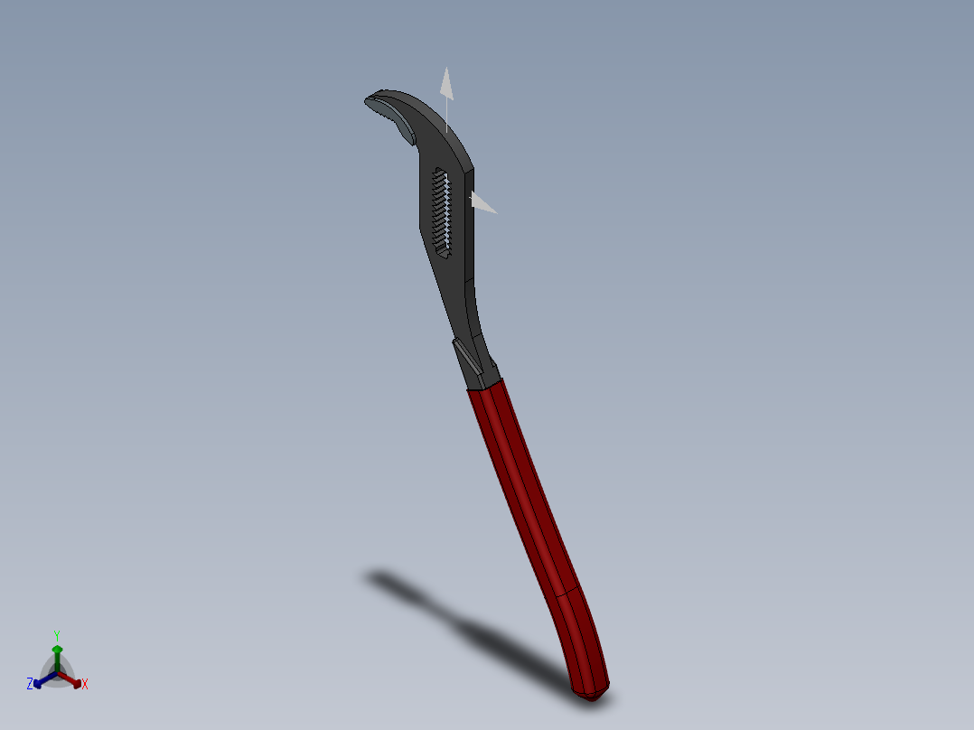 大力钳正等轴测图