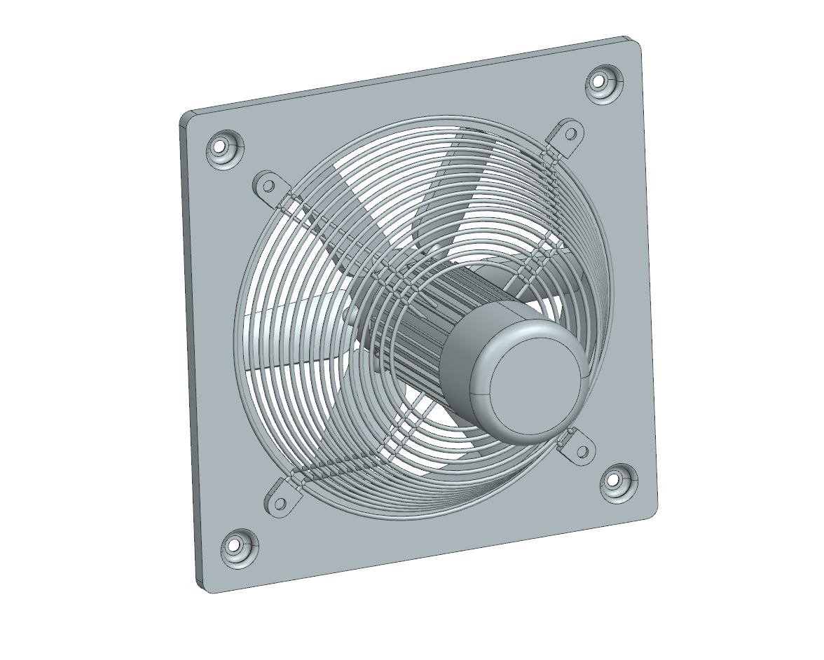 轴流风机3D数模