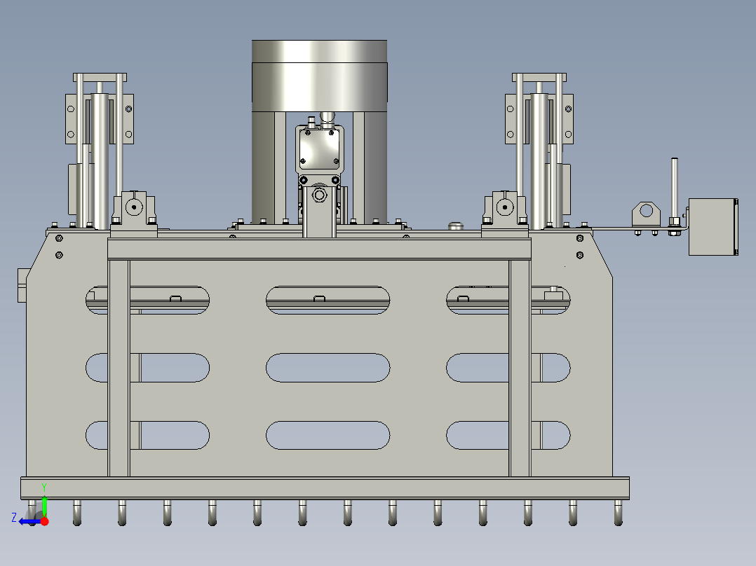 大型木箱搬运抓具右视图