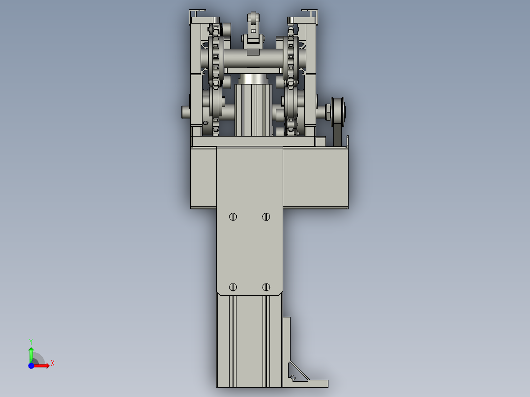 E19793-141-400-X1链条回流线前视图