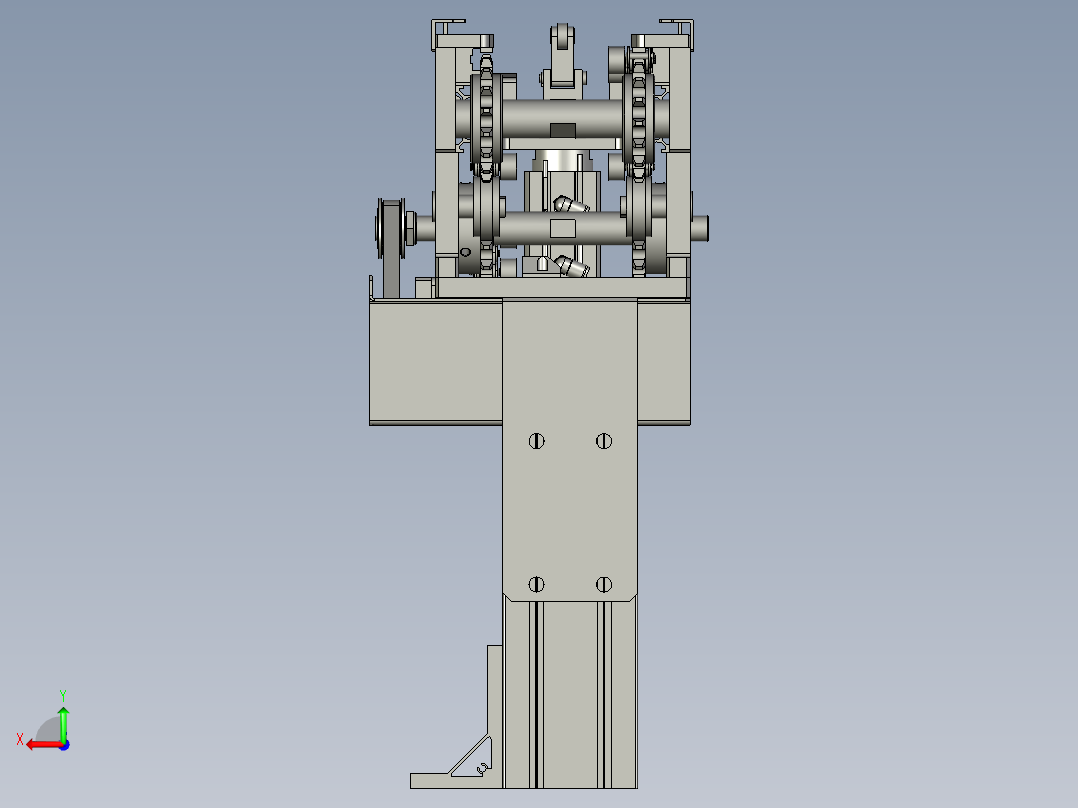 E19793-141-400-X1链条回流线后视图