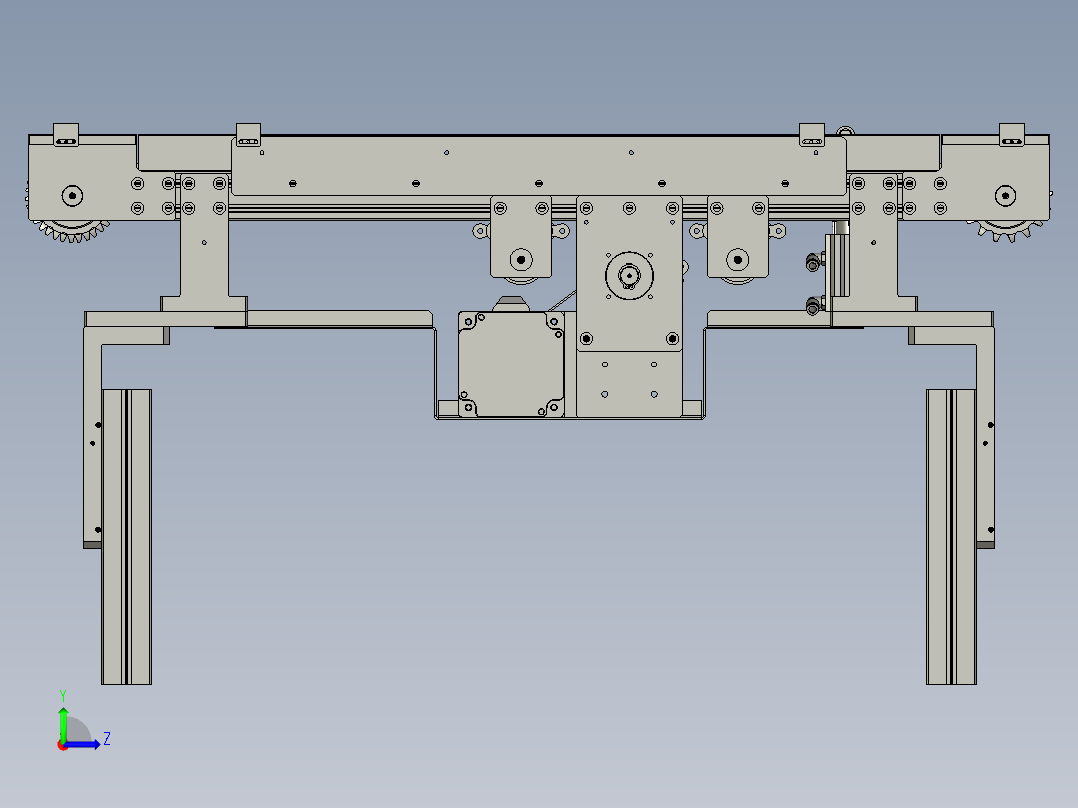 E19793-141-400-X1链条回流线左视图