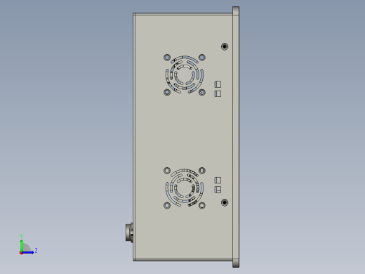 AAV-YTJ-ET-12-V10涡流一体机-零件格式左视缩略图