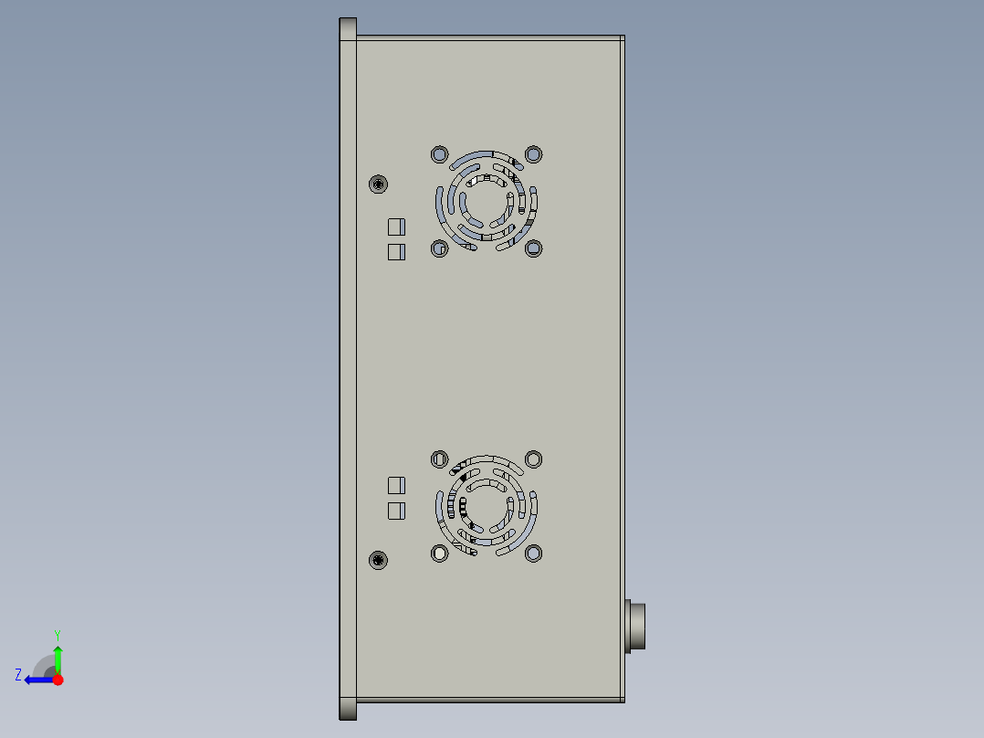 AAV-YTJ-ET-12-V10涡流一体机-零件格式右视图
