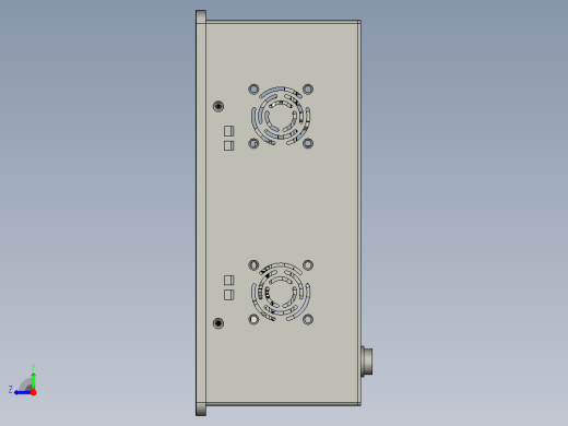 AAV-YTJ-ET-12-V10涡流一体机-零件格式右视缩略图