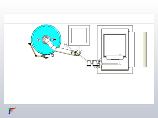 炉热水器布局俯视缩略图