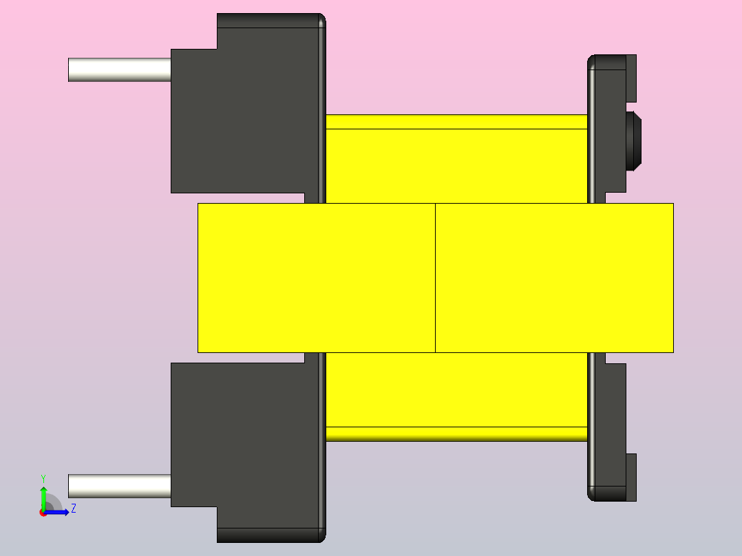 变压器EE1985左视图