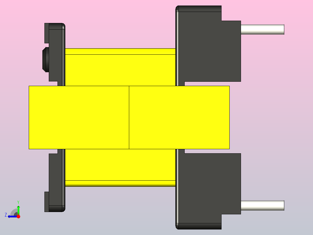 变压器EE1985右视图