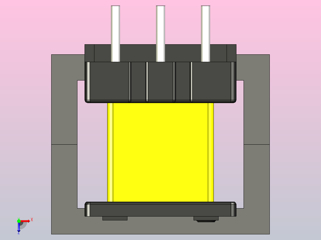 变压器EE1985俯视图
