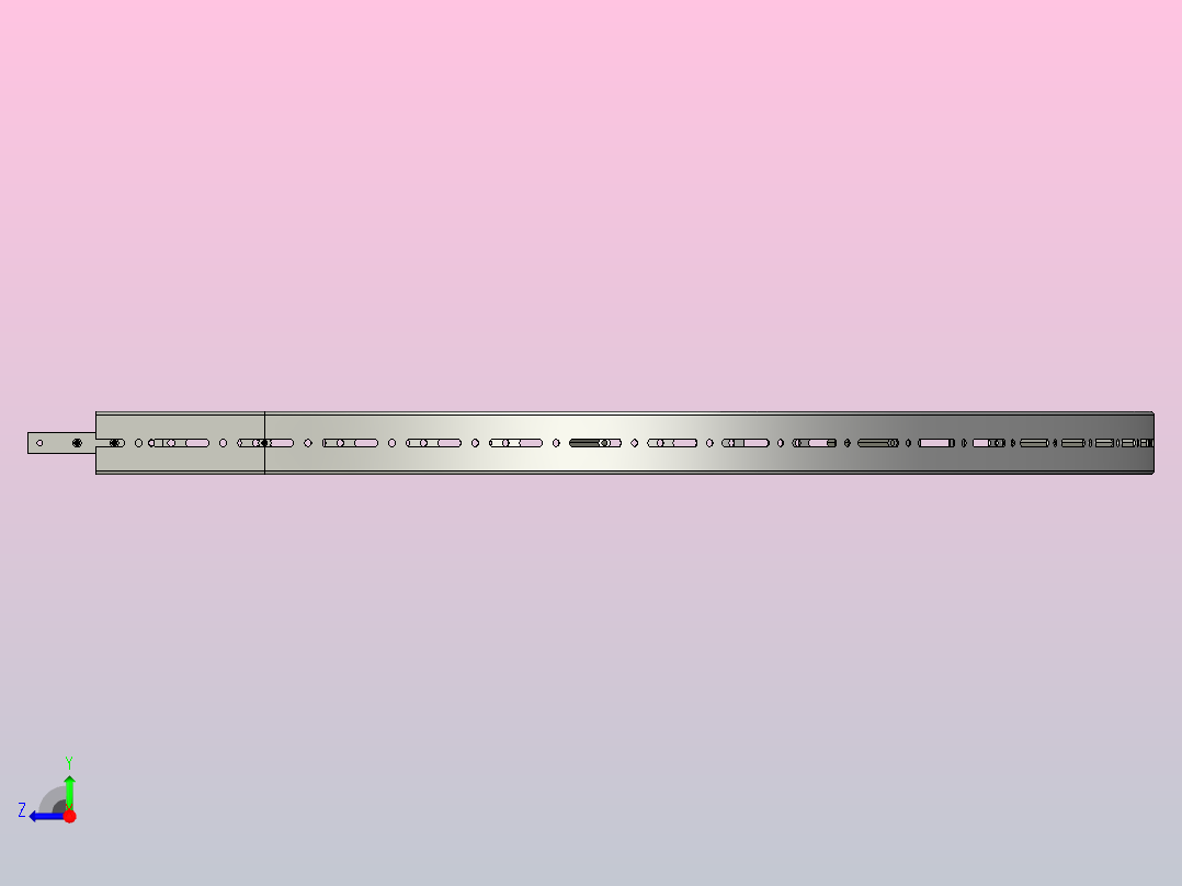 YHXBP90R1000-C1不锈钢水平普通弯头右视图
