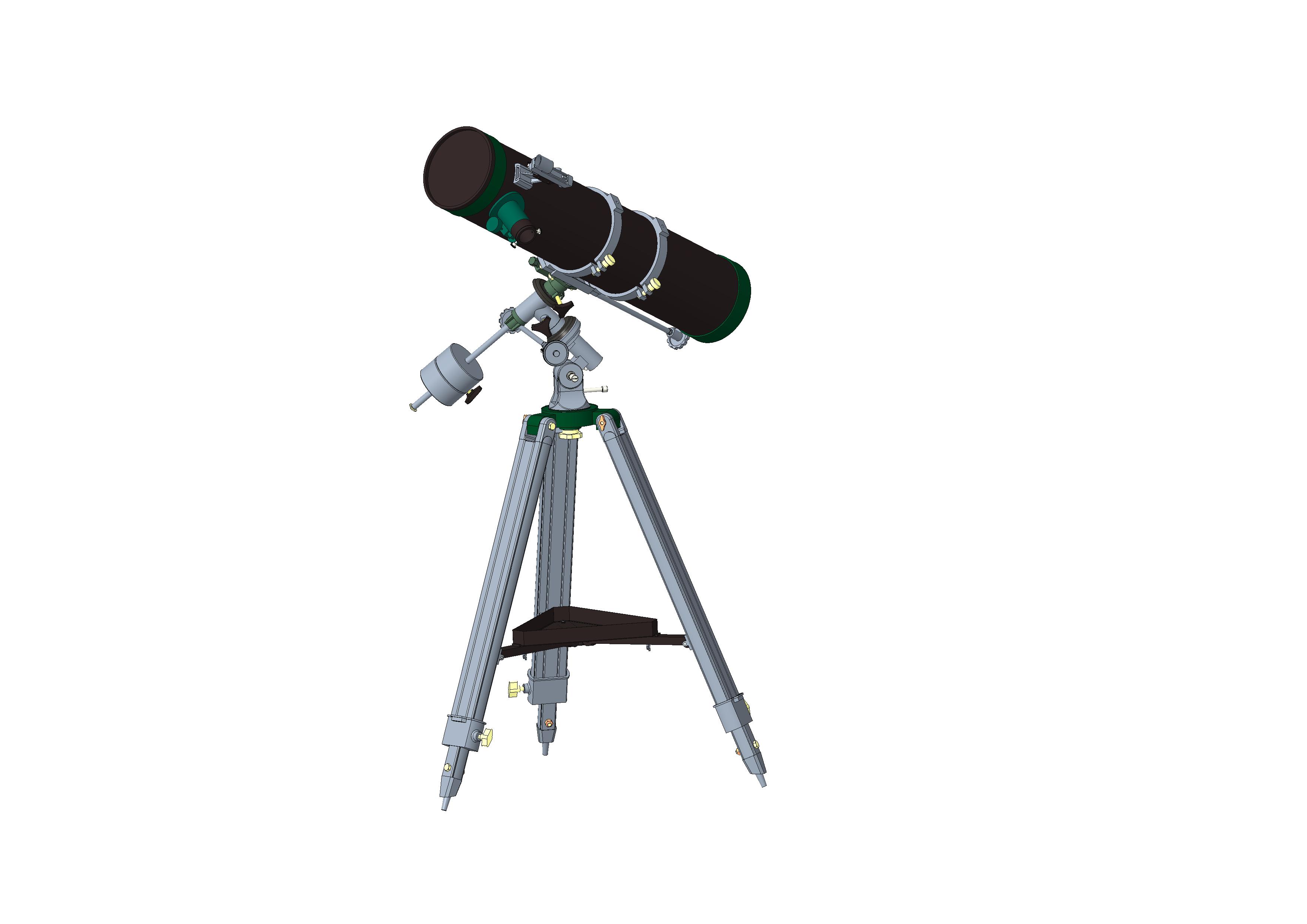 天文望远镜 STP格式