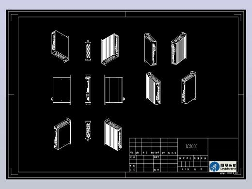 LC2000系列驱动器2D图纸.rar