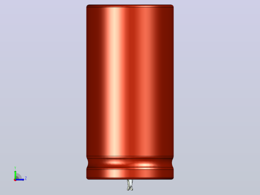 30 x60棕白色底片电解电容器左视缩略图