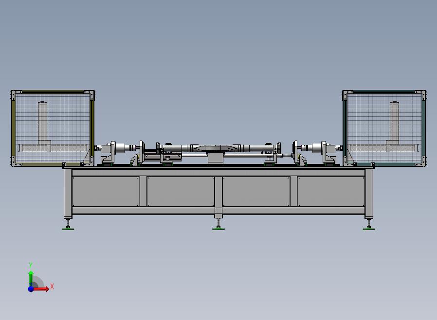 A28-卧式双头油封压机前视图