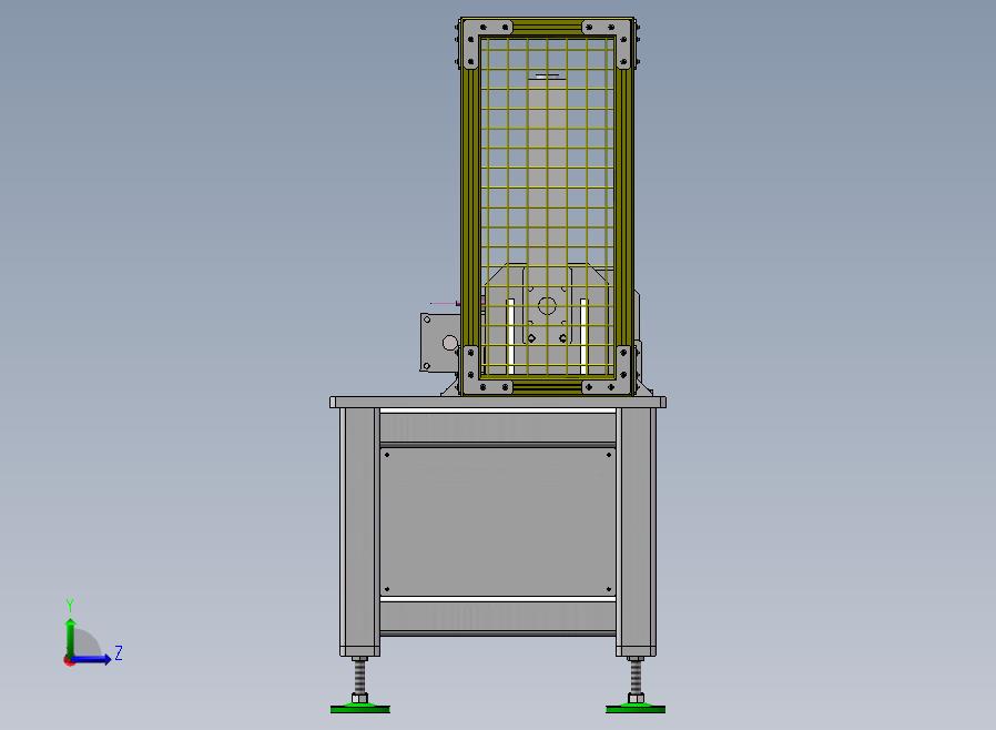 A28-卧式双头油封压机左视图