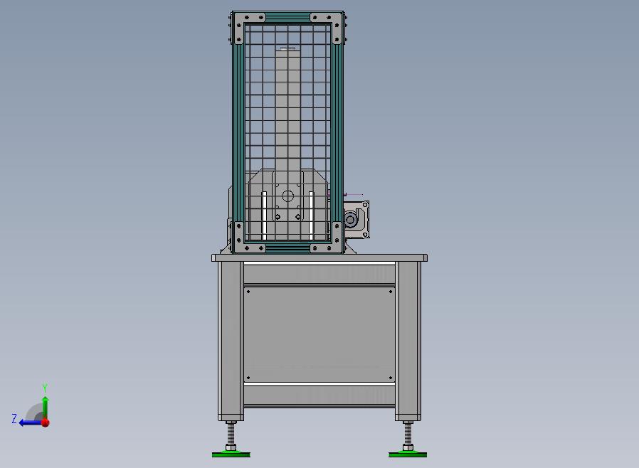 A28-卧式双头油封压机右视图