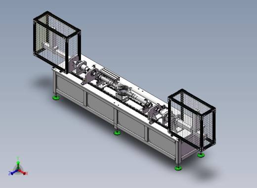 A28-卧式双头油封压机正等轴测缩略图