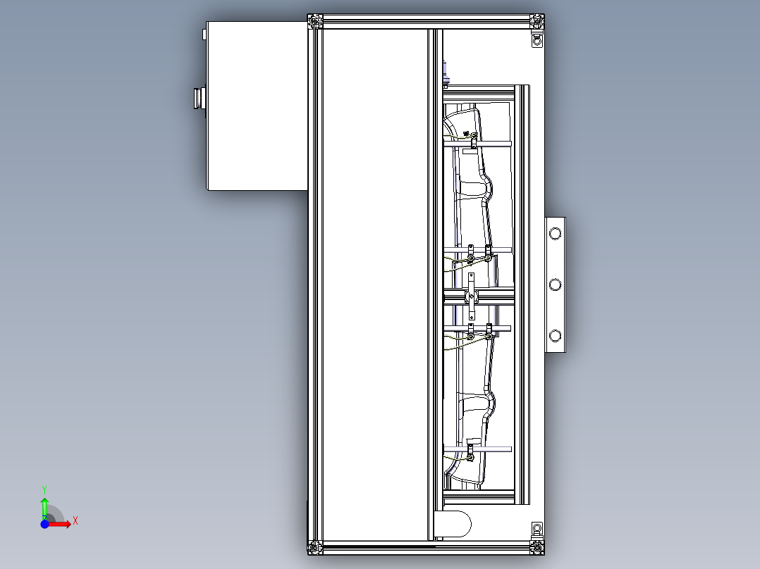 汽车部件防错系统前视图