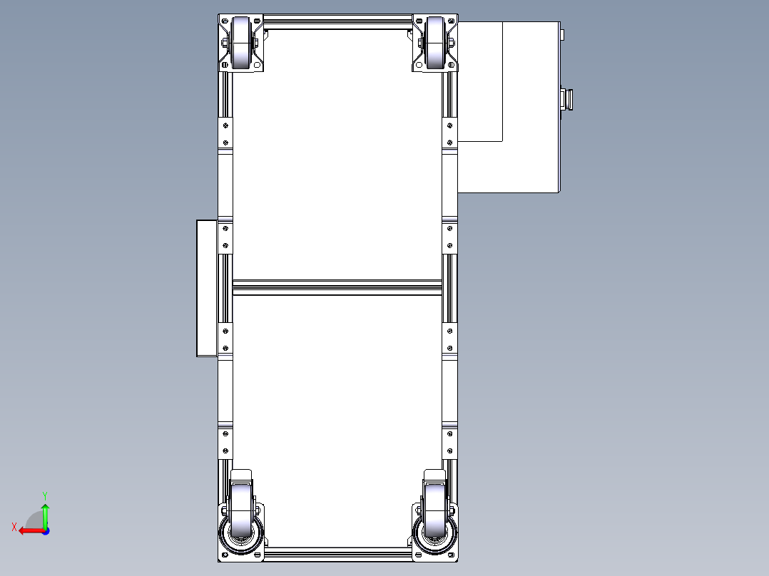 汽车部件防错系统后视图
