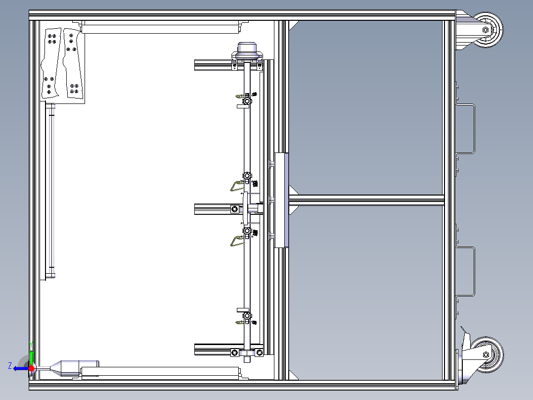 汽车部件防错系统右视图