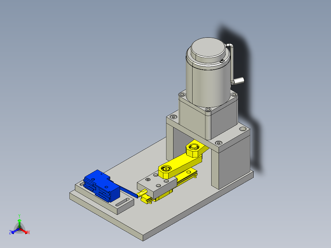 电机式连续前后组件
