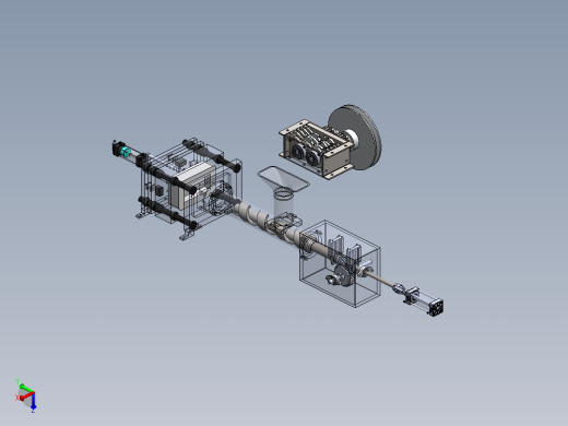 Trituradora塑料粉碎机3D数模图纸 Solidworks设计